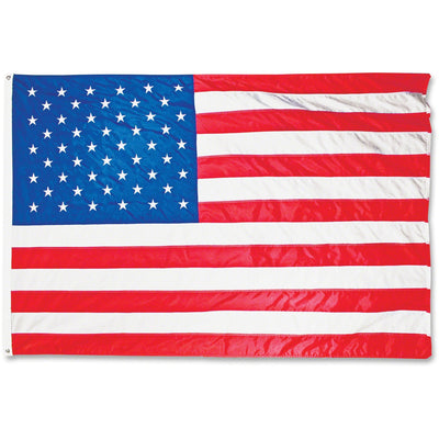 Advantus Heavyweight Nylon Outdoor U.S. Flag, Blue, 12EA/CT — view 1