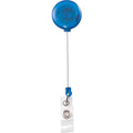 Advantus Translucent Retractable ID Card Reel with Snaps, Clear, 12 / Pack, AVT75472