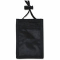 Advantus Vertical ID/Convention Neck Pouch, Black, 12 / Pack, AVT75453