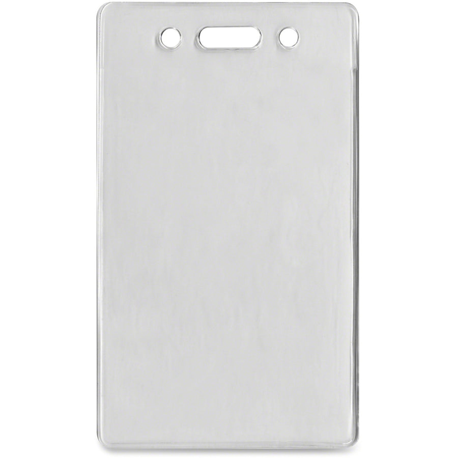 Advantus Proximity Card Vertical Badge Holder, Clear, 50 / Pack — view 1