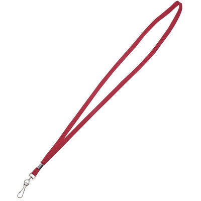 Advantus J-Hook Deluxe Lanyard, Red, 24 / Box — view 1