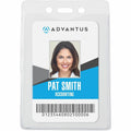 Advantus Vertical Security Badge Holder, 50 / Box, AVT75419