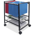 Advantus Vertiflex Mobile File Cart, Black, AVT34075