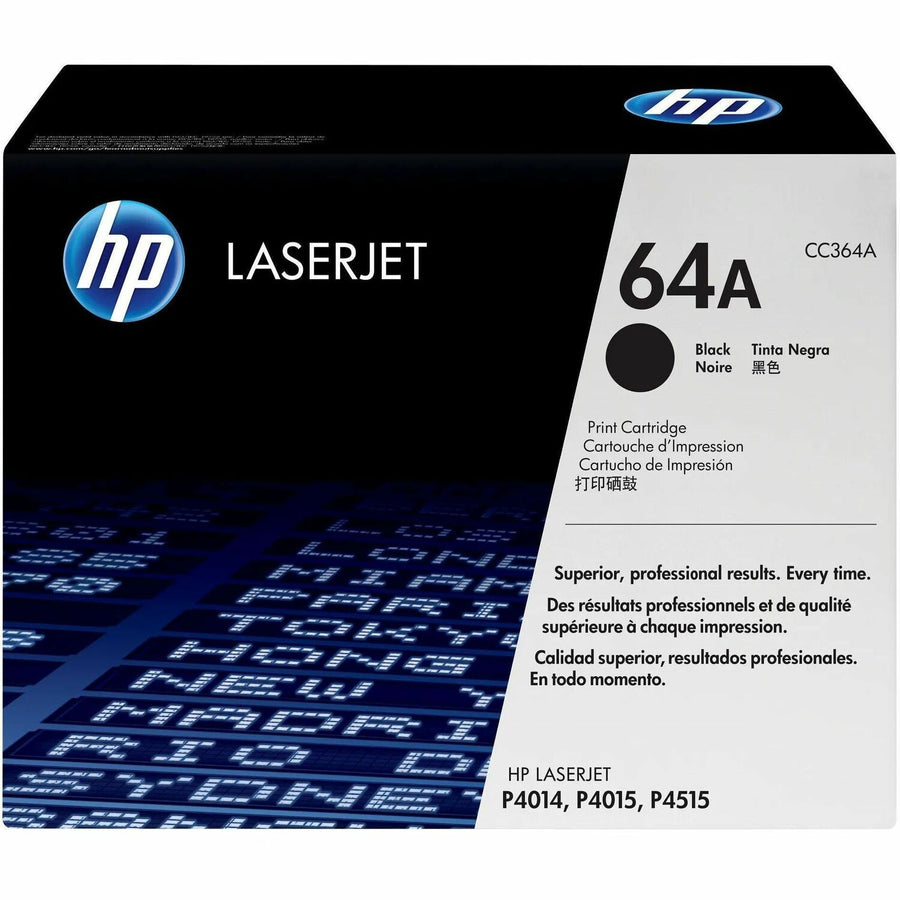 HP 64A (CC364A) Toner Cartridge, HEWCC364A
