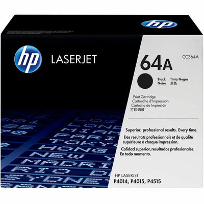 HP 64A (CC364A) Original Laser Toner Cartridge - Single Pack - Black -, HEWCC364A