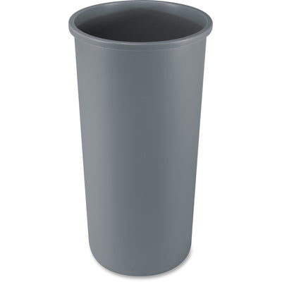 Rubbermaid Commercial Untouchable Round Container, Gray, 22 gal, 4EA/CT — view 1