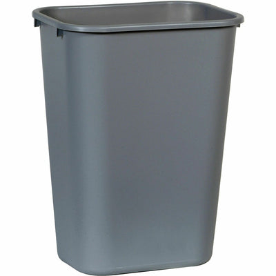 Rubbermaid Commercial 41 QT Large Deskside Wastebasket, Gray, 10.25 gal, RCP295700GY
