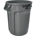 Rubbermaid Commercial Brute 32-Gallon Vented Container, Gray, RCP263200GY