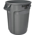 Rubbermaid Commercial Brute 32-Gallon Vented Container, Gray, RCP263200GY