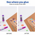 Avery Glue Stic Glue Stick, Purple, AVE00226