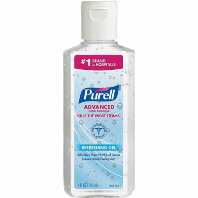 Gojo PURELL Advanced Hand Sanitizer Gel, Clear, GOJ965124
