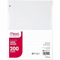 ACCO Mead 3-Hole Punched Wide-ruled Filler Paper, 8" x 10 1/2", 1 Pack, MEA15200