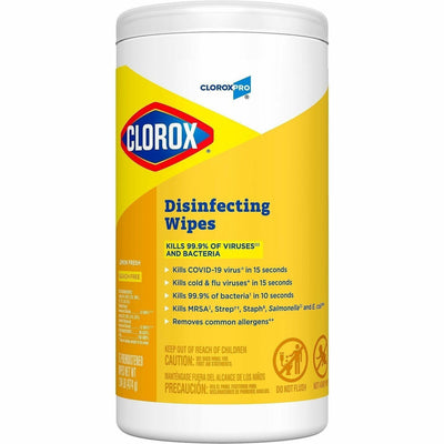 The Clorox CloroxPro™ Disinfecting Wipes, Yellow, CLO15948