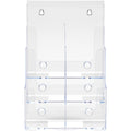Deflecto Multi-Compartment DocuHolder, Clear, DEF77401