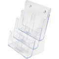 Deflecto Multi-Compartment DocuHolder, Clear, DEF77401