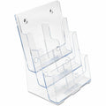 Deflecto Multi-Compartment DocuHolder, Clear, DEF77401