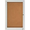 ACCO Quartet Enclosed Cork Bulletin Board for Outdoor Use, QRT2121