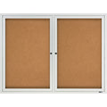 ACCO Quartet Enclosed Cork Bulletin Board for Outdoor Use, QRT2124