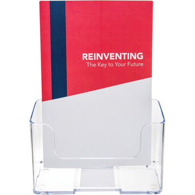 Deflecto Single Compartment DocuHolder, Clear, DEF74901