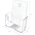 Deflecto Single Compartment DocuHolder, Clear, DEF74901