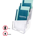 Deflecto Multi-Compartment DocuHolder, Clear, DEF77901