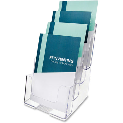 Deflecto Multi-Compartment DocuHolder, Clear, DEF77901