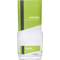 Deflecto Countertop Leaflet Holder With Business Card Holder, Clear, DEF78601
