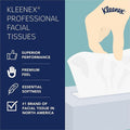 Kimberly-Clark Kleenex Professional Facial Tissue Cube for Business, White, 95 / Box, KCC21270