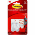 3M Command Utility Hooks, White, 6 / Bag, MMM17002