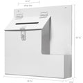Deflecto Suggestion Box, White, DEF79803