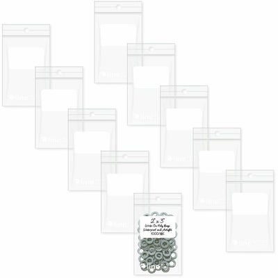 C-Line Write-On Reclosable Small Parts Bags, Clear, 1000 / Carton, CLI47223