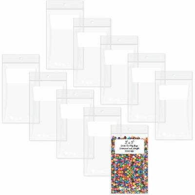 C-Line Write-On Reclosable Small Parts Bags, Clear, 1000 / Carton, CLI47235