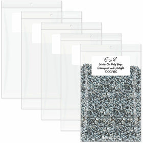 C-Line Write-On Reclosable Small Parts Bags, Clear, 1000 / Carton, CLI47269