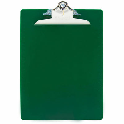 Saunders Recycled Plastic Clipboards, Green, 8 1/2" Width x 11" Length, SAU21604