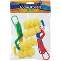 Dixon Ticonderoga Creativity Street Foam Pattern Paint Rollers, Yellow, 4 / Set, PAC5170