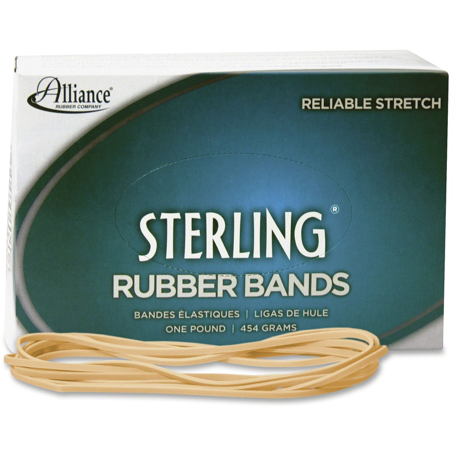 Alliance Rubber Sterling Rubber Bands, Natural Crepe, 250 / Box — view 1