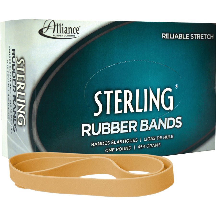 Alliance Rubber Sterling Rubber Bands, Natural Crepe, 70 / Box — view 1