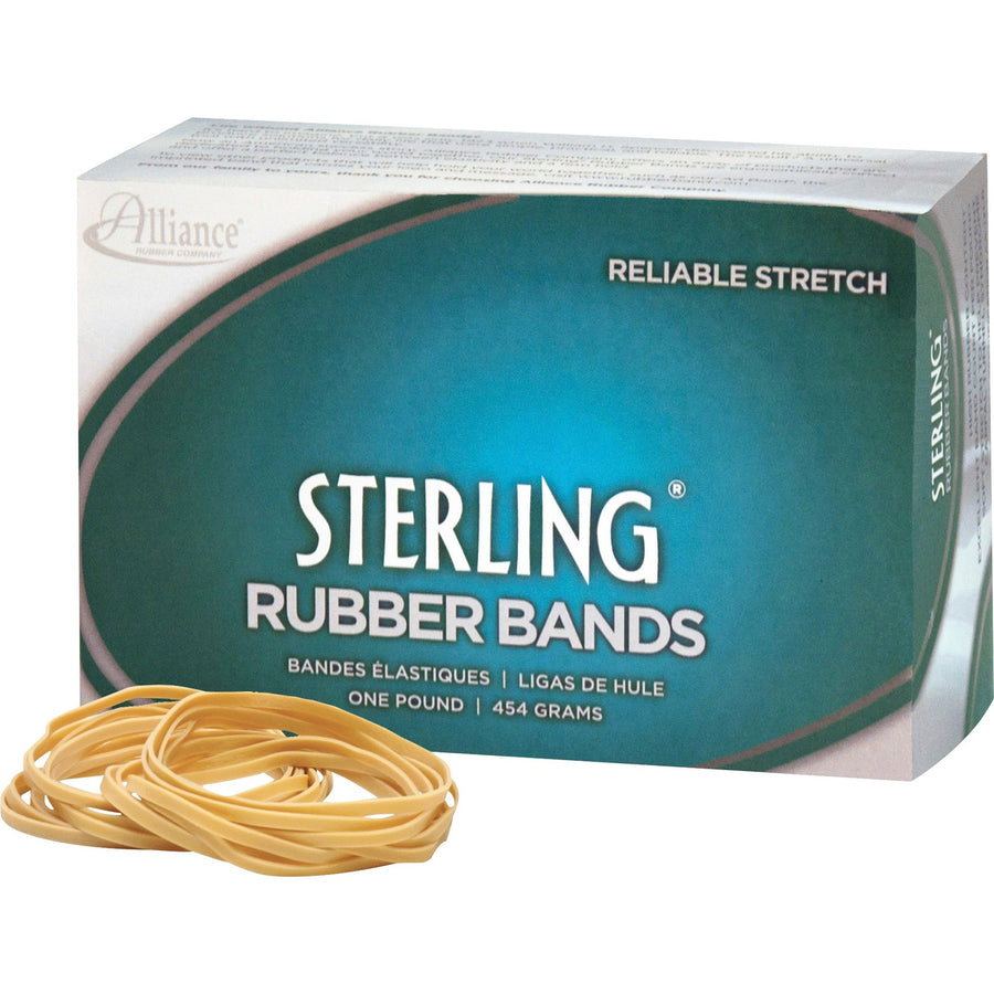 Alliance Rubber Sterling Rubber Bands, Natural Crepe, 1 Box — view 1