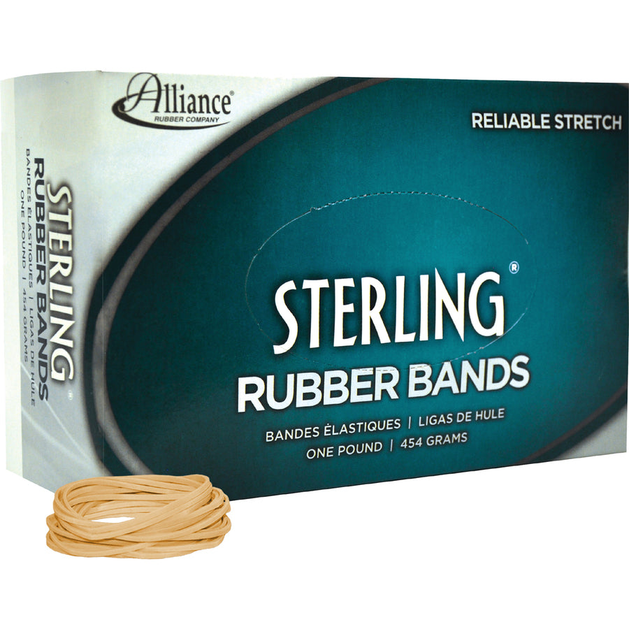 Alliance Rubber Sterling Rubber Bands, Natural Crepe, 3100 / Box — view 1