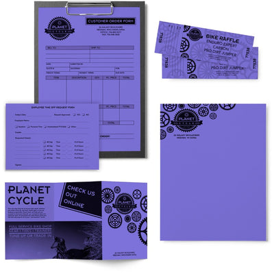 Neenah Paper Astrobrights Color Paper - Violet, Venus Violet, 8 1/2" x 11", 500 / Ream, WAU22081