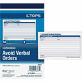TOPS Avoid Verbal Orders Book, White, TOP46373