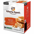 Keurig Green Mountain Gloria Jean's K-Cup, Pod Butter Toffee, Keurig Single-Serve K-Cup Pods, Medium Roast Coffee, 24 Count, 24 / Box, DIE60051-012