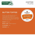 Keurig Green Mountain Gloria Jean's K-Cup, Pod Butter Toffee, Keurig Single-Serve K-Cup Pods, Medium Roast Coffee, 24 Count, 24 / Box, DIE60051-012