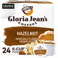 Keurig Green Mountain Gloria Jean's K-Cup, Pod Hazelnut Keurig Single-Serve K-Cup Pods, Medium Roast Coffee, 24 Count, 24 / Box, DIE60051-052