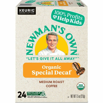 Keurig Dr Pepper Newman's Own Organics K-Cup, Pod Coffee, 24 / Box, GMT4051