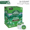 Keurig Dr Pepper . Green Mountain Coffee K-Cup, Pod Double Diamond, Keurig Single-Serve K-Cup pods, Dark Roast Coffee, 24 Count, 24 / Box, GMT4066