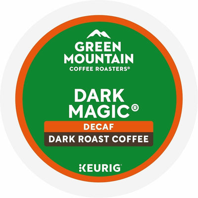 Keurig Dr Pepper . Green Mountain Coffee Roasters K-Cup Dark Magic Decaf Coffee, 24 / Box, GMT4067