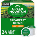 Keurig Dr Pepper . Green Mountain Coffee Roasters K-Cup Breakfast Blend Coffee, 24 / Box, GMT6520