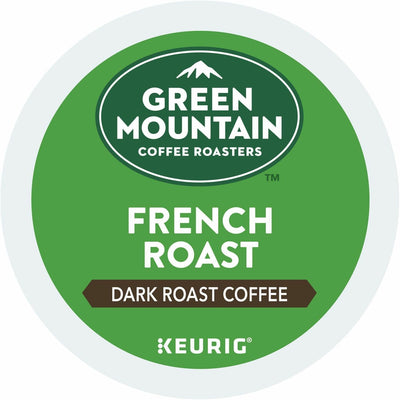 Keurig Dr Pepper . Green Mountain Coffee Roasters K-Cup French Roast Coffee, 24 / Box, GMT6694