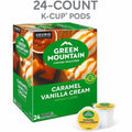 Keurig Dr Pepper . Green Mountain Coffee Roasters K-Cup Caramel Vanilla Cream Coffee, 24 / Box, GMT6700